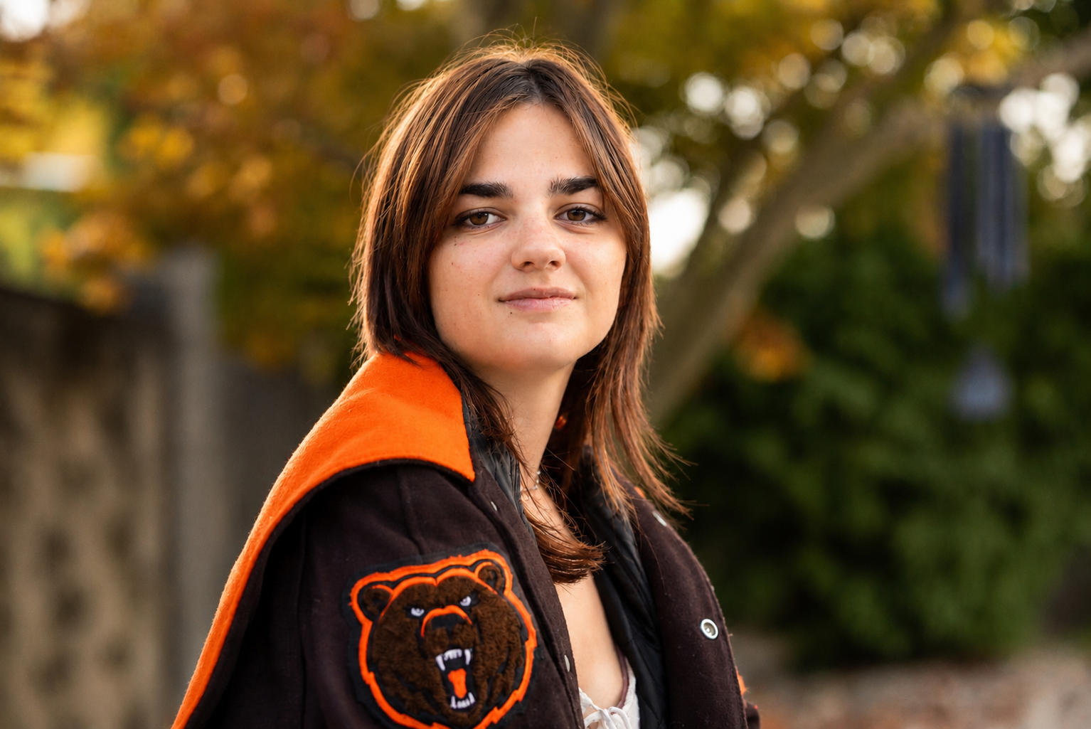 Editorial senior portrait
